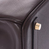 HERMES エルメス バーキン 30 茶 ゴールド金具 □K刻印(2007年頃) レディース ヴォーエプソン ハンドバッグ ABランク 中古 銀蔵