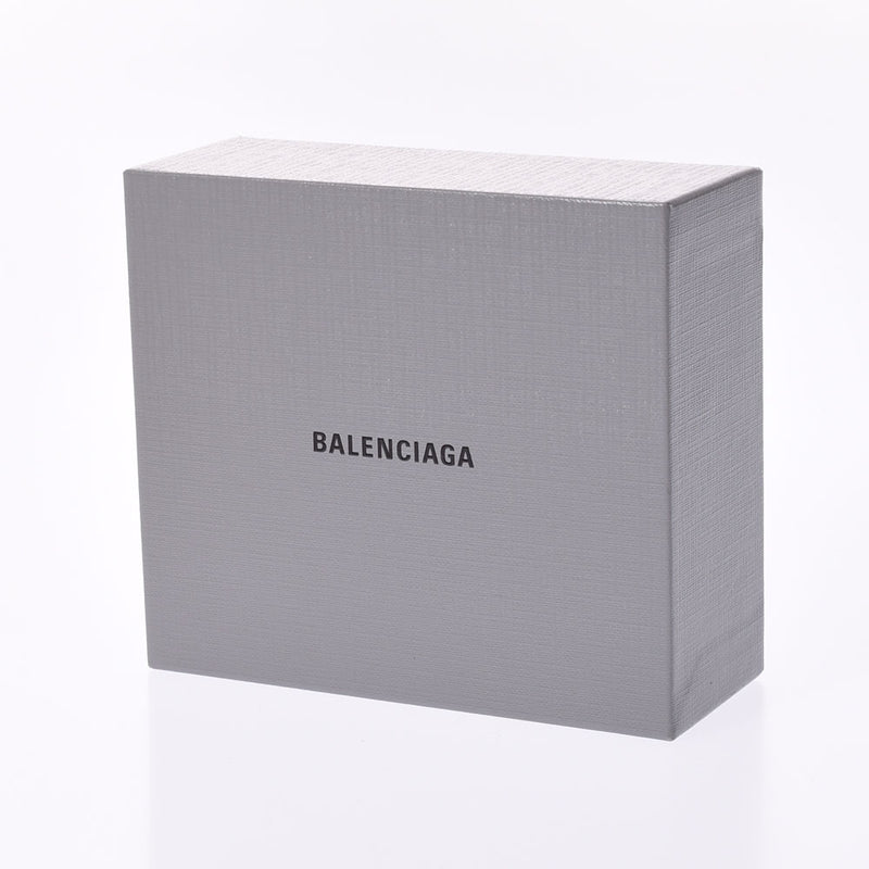 BALENCIAGA バレンシアガ エブリデイ ミニウォレット 白 593813 レディース カーフ 三つ折り財布 新同 中古 銀蔵