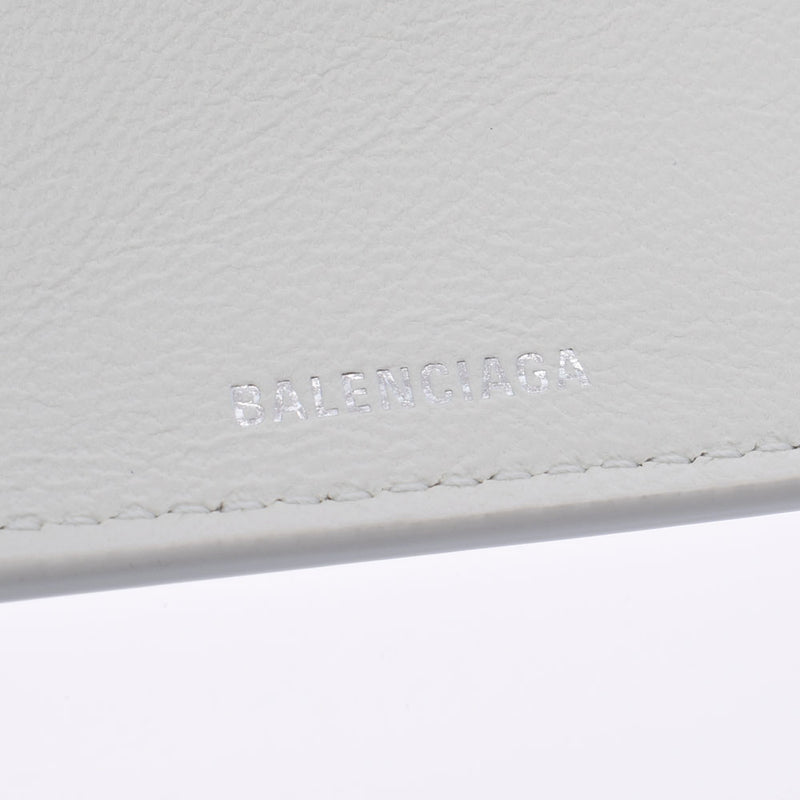 BALENCIAGA Balenciaga Ebriday Mini Wallet White 593813 Ladies Calf Trilk Wallet New Used Ginzo