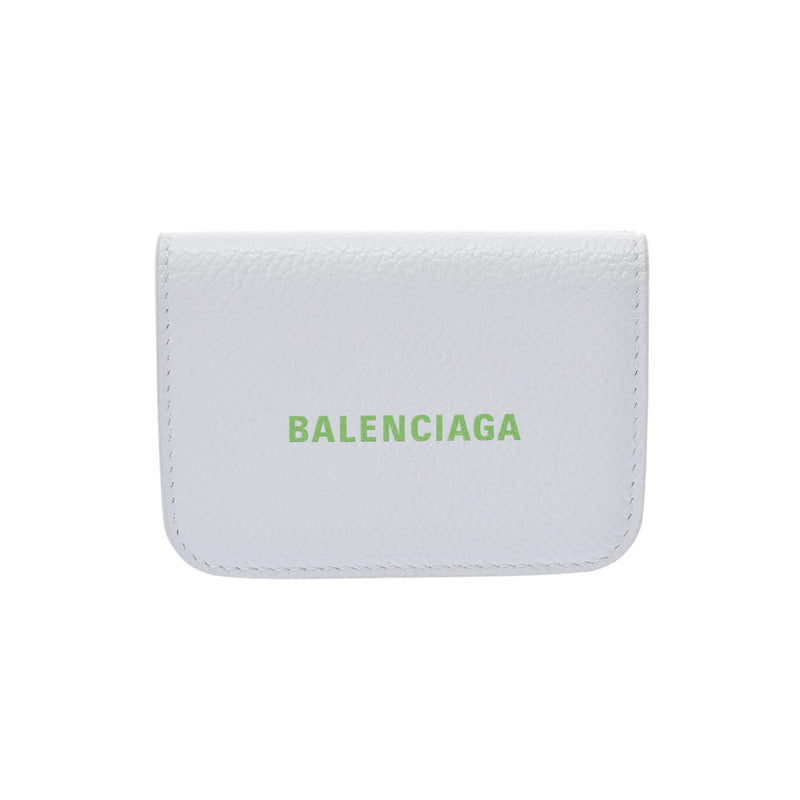 BALENCIAGA Balenciaga Ebriday Mini Wallet White 593813 Ladies Calf Trilk Wallet New Used Ginzo