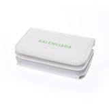 BALENCIAGA Balenciaga Ebriday Mini Wallet White 593813 Ladies Calf Trilk Wallet New Used Ginzo