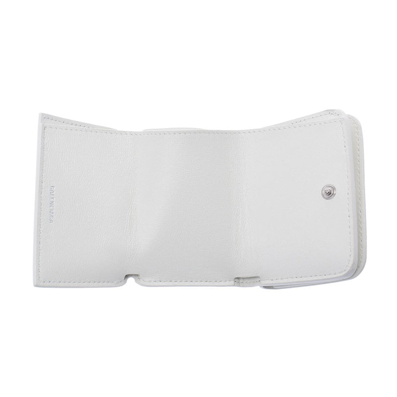 BALENCIAGA Balenciaga Ebriday Mini Wallet White 593813 Ladies Calf Trilk Wallet New Used Ginzo