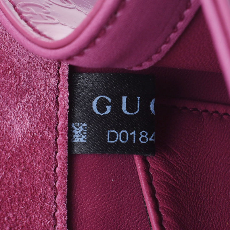 Gucci Gucci Square GG图案粉红色388866女士搪瓷配件袋备用ginzo
