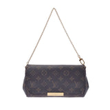 LOUIS VUITTON ルイヴィトン モノグラム フェイボリットPM 2WAY ブラウン M40717 レディース モノグラムキャンバス ショルダーバッグ Aランク 中古 銀蔵