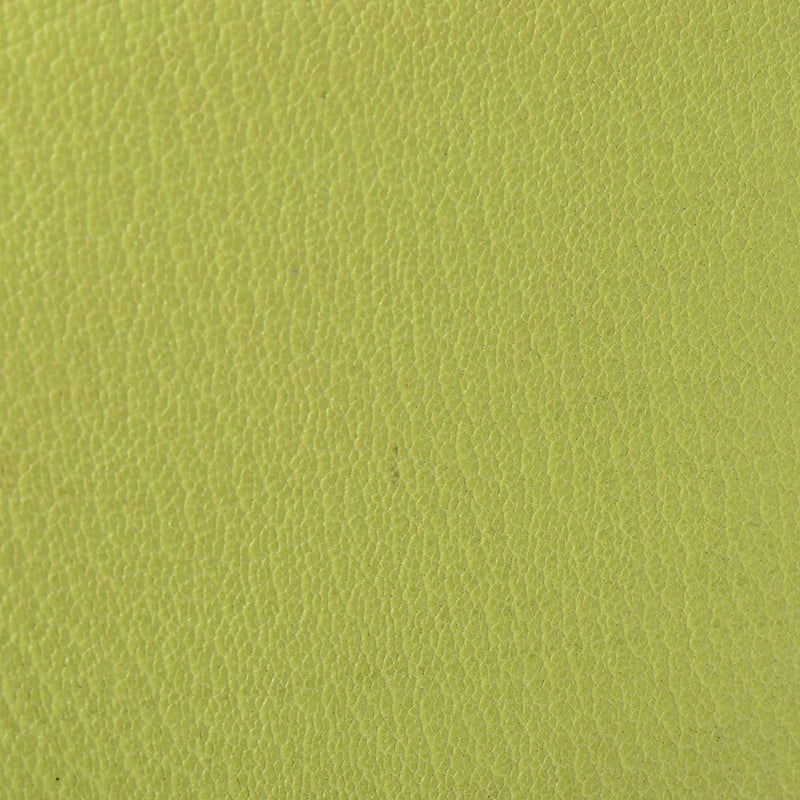 HERMES Hermes Hermes Cerry Wallet Lime Silver Bracket □ O Engraved (around 2011) Ladies Shable Long Wallet B Rank Used Ginzo