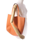 HERMES Hermes Dubble Sense 45 Reversible Orange/Pearl Gray □ O engraved (around 2011) Unisex Toryon Lemance Tote Bag B Rank used Ginzo