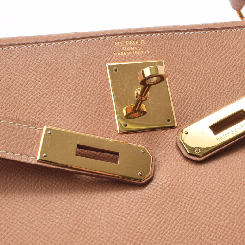 HERMES Hermes Hermes Kelly 32 Inner sewing Natural Gold Bracket