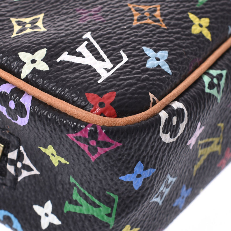 LOUIS VUITTON Louis Vuitton Multicolor Wapiti Black M58034 Ladies Monogram Multicolor Pouch A Rank used Ginzo