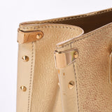 LOUIS VUITTON ルイヴィトン スハリ ファビュロー ゴールド ゴールド金具 レディース スハリレザー ハンドバッグ ABランク 中古 銀蔵