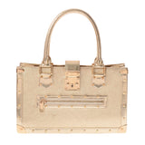 LOUIS VUITTON ルイヴィトン スハリ ファビュロー ゴールド ゴールド金具 レディース スハリレザー ハンドバッグ ABランク 中古 銀蔵