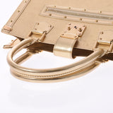 LOUIS VUITTON ルイヴィトン スハリ ファビュロー ゴールド ゴールド金具 レディース スハリレザー ハンドバッグ ABランク 中古 銀蔵