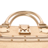 LOUIS VUITTON ルイヴィトン スハリ ファビュロー ゴールド ゴールド金具 レディース スハリレザー ハンドバッグ ABランク 中古 銀蔵