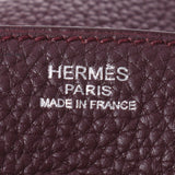 HERMES エルメス リンディ30 2WAYバッグ ボルドー □L刻印(2008年頃)  レディース トリヨンクレマンス/パラジウム ハンドバッグ Aランク 中古 銀蔵