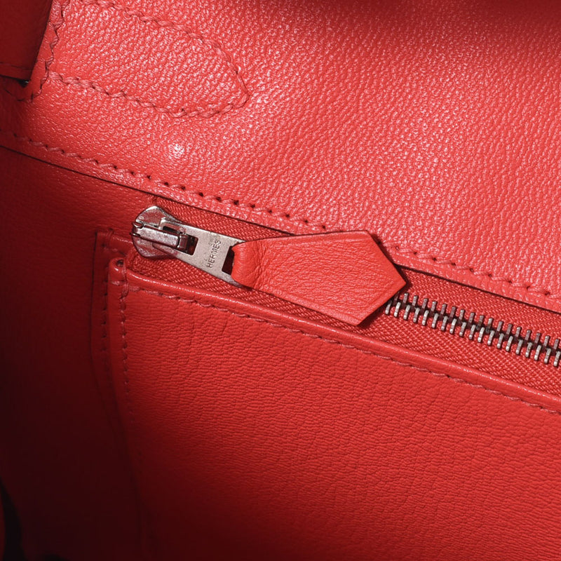 HERMES エルメス バーキン 30 ローズジャイプール シルバー金具 T刻印(2015年頃) レディース ヴォーエプソン ハンドバッグ ABランク 中古 銀蔵