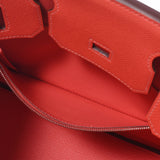 HERMES エルメス バーキン 30 ローズジャイプール シルバー金具 T刻印(2015年頃) レディース ヴォーエプソン ハンドバッグ ABランク 中古 銀蔵