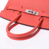 HERMES エルメス バーキン 30 ローズジャイプール シルバー金具 T刻印(2015年頃) レディース ヴォーエプソン ハンドバッグ ABランク 中古 銀蔵