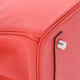 HERMES エルメス バーキン 30 ローズジャイプール シルバー金具 T刻印(2015年頃) レディース ヴォーエプソン ハンドバッグ ABランク 中古 銀蔵