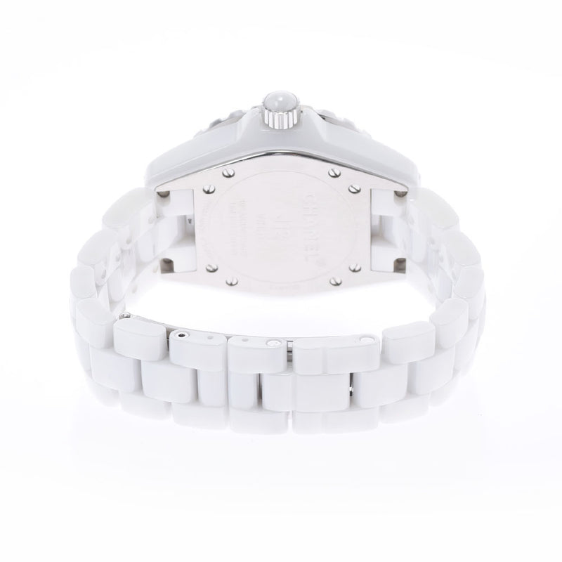 CHANEL Chanel J12 33mm White Phantom H3442 Boys White Ceramic/SS Watch Quartz White Dial A Rank used Ginzo