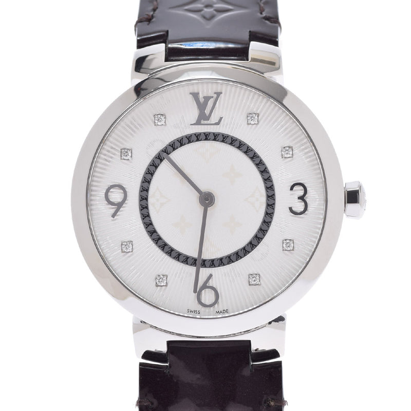 ルイヴィトン  タンブール スリム 8Pダイヤ 腕時計
