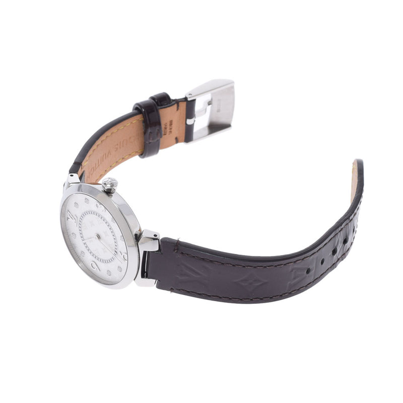ルイヴィトンタンブールスリム33 8Pダイヤ モノグラム ボーイズ 腕時計