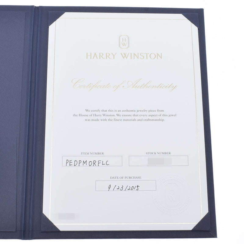 HARRY WINSTON Harry Winston Lily Cluster Ladies PT950/Diamond Necklace A Rank used Ginzo