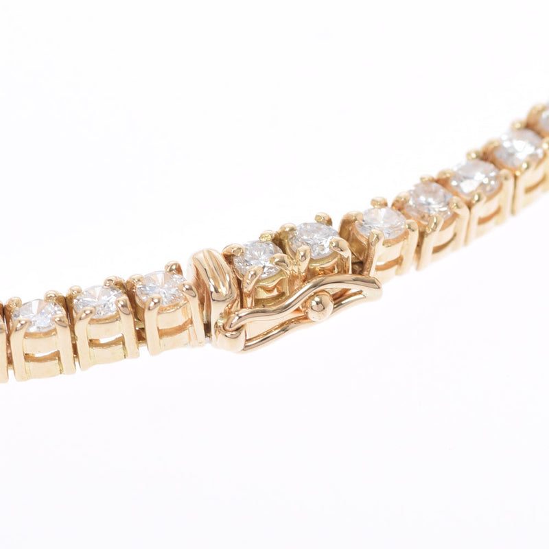 Other diamond 2.45ct Ladies K18YG/Diamond bracelet A rank used Ginzo