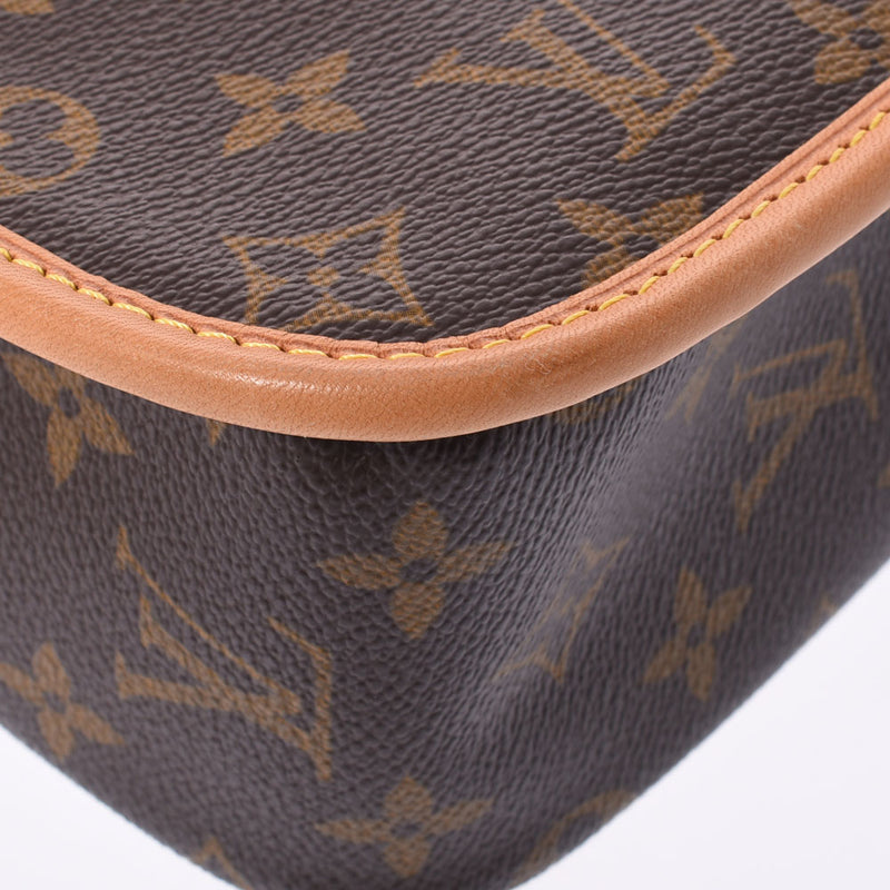 路易威顿路易斯·维顿（Louis Vuitton）会标solonu brown M42250女用式帆布肩袋一个二手Ginzo