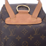 LOUIS VUITTON Louis Vuitton Monogram Monsri Brown M51136 Unisex Monogram Canvas backpack Bank used Ginzo