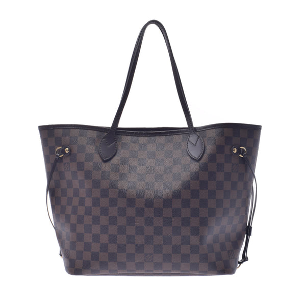 LOUIS VUITTON ルイヴィトン ダミエ ネヴァーフルMM  ブラウン N41358 レディース トートバッグ ABランク 中古 銀蔵