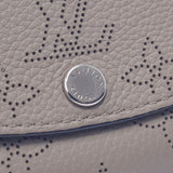 路易·威登（Louis Vuitton）Mahina Porto Monnet Anaegare（米色）M64052女士Mahina Leather Coin Coin Case B等级使用Ginzo