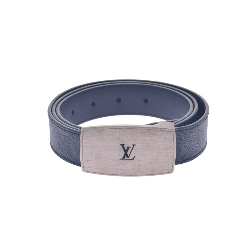 LOUIS VUITTON Louis Vuitton Damier Graphit Santule LVCUT Size 95cm Black M9638T Men's Dami Graphit Canvas Belt B Rank Used Ginzo