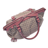 GUCCI Gucci Diamanto Sukye 2WAY Beige/Pink Beige 247902 Ladies Canvas/Leather Handbag A Rank Used Ginzo