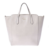 Gucci Gucci 2way White 368824女士小牛手提袋B级使用Ginzo