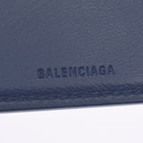 BALENCIAGA Balenciaga Mini Wallet Black 601350 Unisex Leather tri -fold wallet A rank used Ginzo