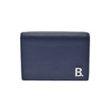 BALENCIAGA Balenciaga Mini Wallet Black 601350 Unisex Leather tri -fold wallet A rank used Ginzo