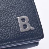 BALENCIAGA Balenciaga Mini Wallet Black 601350 Unisex Leather tri -fold wallet A rank used Ginzo