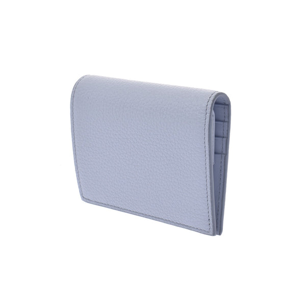 PRADA Prada Compact Wallet Gray Ladies Leather Bi -fold Wallet A Rank used Ginzo