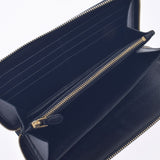 PRADA Prada Trading Case Black Gold Bracket 1mL188 Unisex Safiano Long Wallet B Rank Used Ginzo