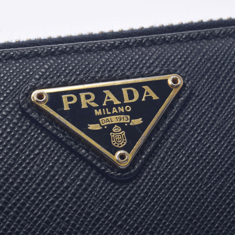 Prada Prada Trading Case Black Gold Bracket 1ML188男女safiano长钱包B等级使用Ginzo