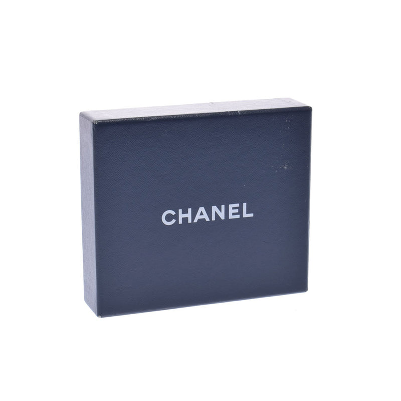 CHANEL Chanel Cambon Line Black/White Ladies Calf Born Wallet AB Rank Used Ginzo