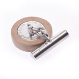 HERMES エルメス セリエ メンズ SV金具/ウッド カフス ABランク 中古 銀蔵