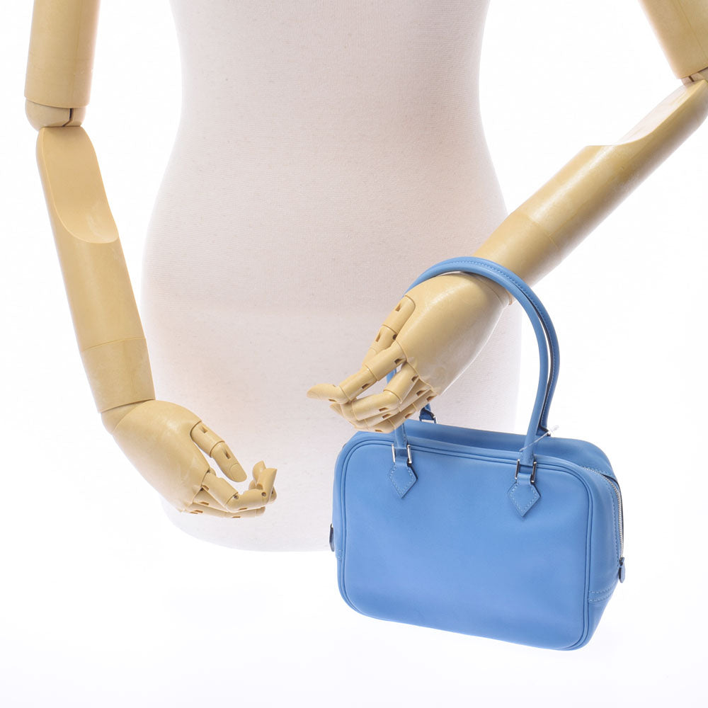 エルメス】 ミニプリュム スイフト ブルーパオン