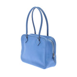 HERMES Hermes Mini Prum Blue Paradise Silver Bracket T (around 2015) Ladies Swift Handbag B Rank used Ginzo