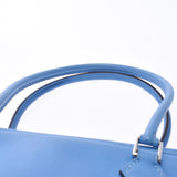HERMES Hermes Mini Prum Blue Paradise Silver Bracket T (around 2015) Ladies Swift Handbag B Rank used Ginzo
