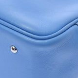 HERMES Hermes Mini Prum Blue Paradise Silver Bracket T (around 2015) Ladies Swift Handbag B Rank used Ginzo