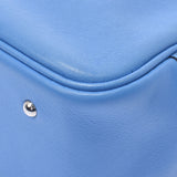 HERMES Hermes Mini Prum Blue Paradise Silver Bracket T (around 2015) Ladies Swift Handbag B Rank used Ginzo