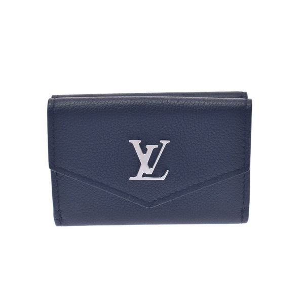 LOUIS VUITTON Louis Vuitton Portofoille Rock Mini Black M63921 Ladies Leather Trimal Wallet A Rank Used Ginzo