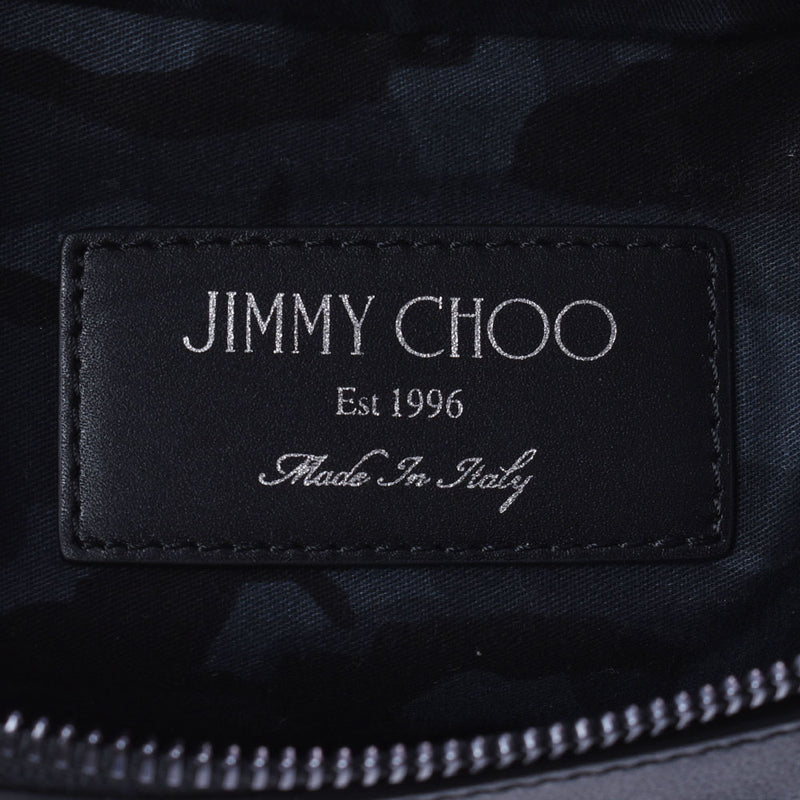 JIMMY CHOO Jimmy Choo Studs Delhi Black Unisex Leather Body Bag A Rank used Ginzo
