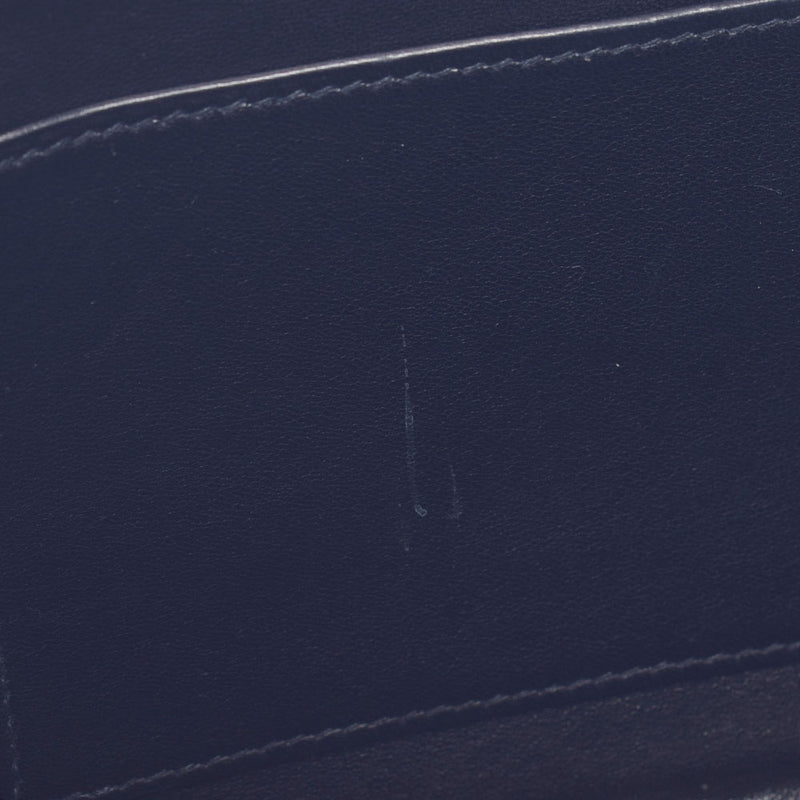 HERMES Hermes Prium Elan Black Gold Bracket □ E engraved (around 2001) Ladies Porosus Handbag AB Rank Used Ginzo