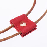 HERMES エルメス ポロション 赤 ユニセックス キャンバス ショルダーバッグ ABランク 中古 銀蔵